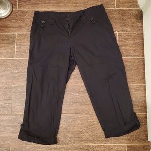 Calvin Klein Black Capris